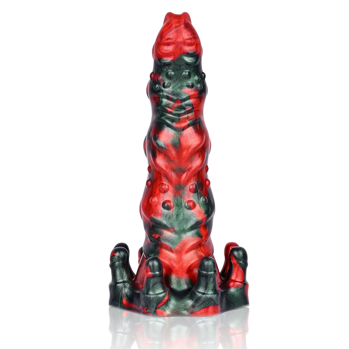 MAPARON イフリート アナルプラグ 凹凸あり イボ付き 吸盤付き 特別な台座 液体シリコン 6.6cmx21.5cm - TaRiss's