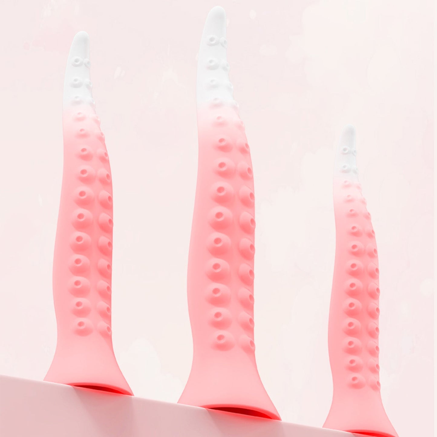 MinYn アナルプラグ アナル開発 凹凸あり 触手 液体シリコン 吸盤付き 混色仕様 - TaRiss's