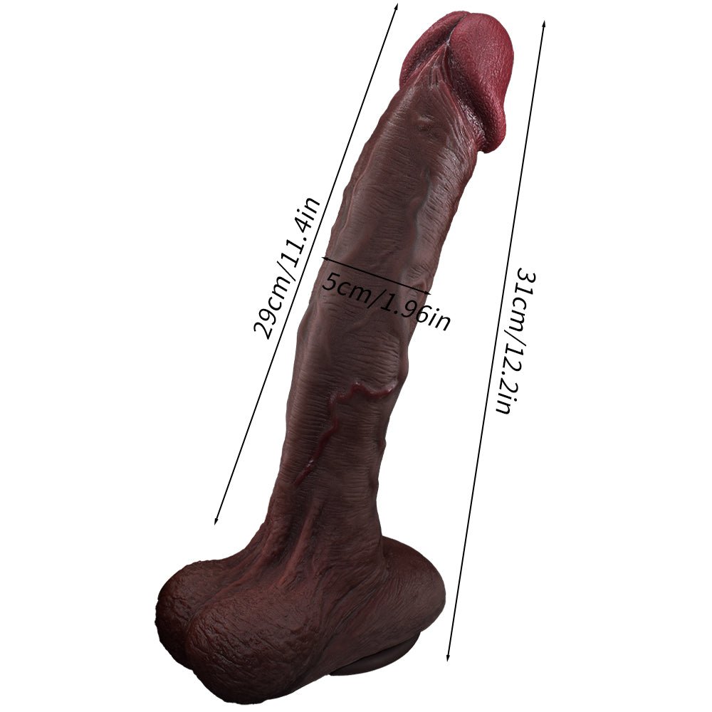 TaRiss's ディルド ダブルスキンディルド 超長い 骨入れ 凹凸あり 吸盤仕様 液体シリコン - TaRiss's