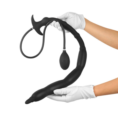 MAPARON インフレート式アナルプラグ アナル拡張 空気注入式 手動 シリコン