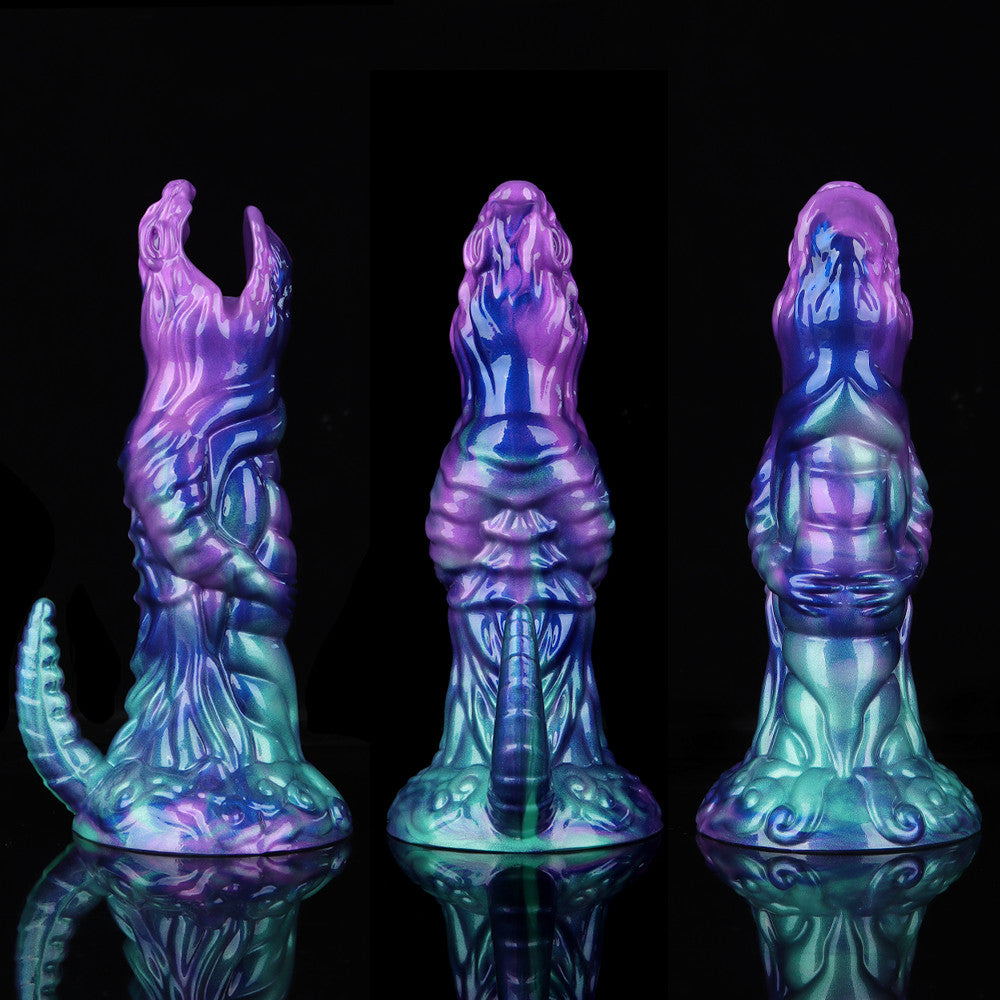 NIGHTLOOM 産卵器 尾刺激 凹凸あり 卵付き モンスター 吸盤付き シリコン製 2色