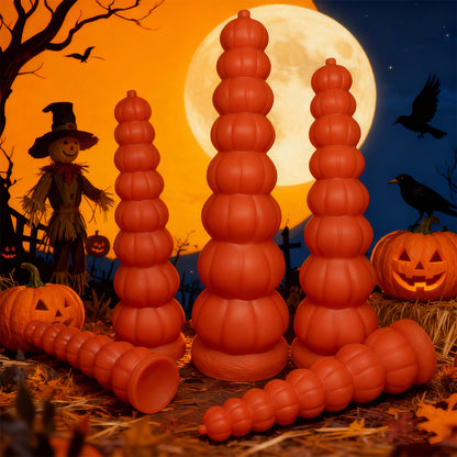MinYn アナルプラグ かぼちゃ ハロウィン 液体シリコン 五つのサイズ MinYn