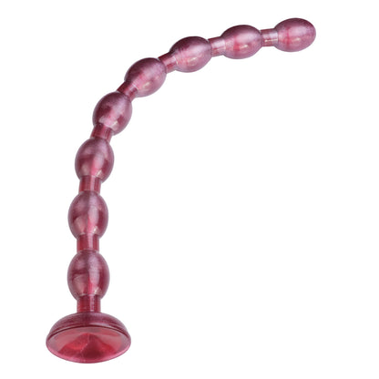 MAPARON 8連結アナルビーズ 吸盤付き PVC素材