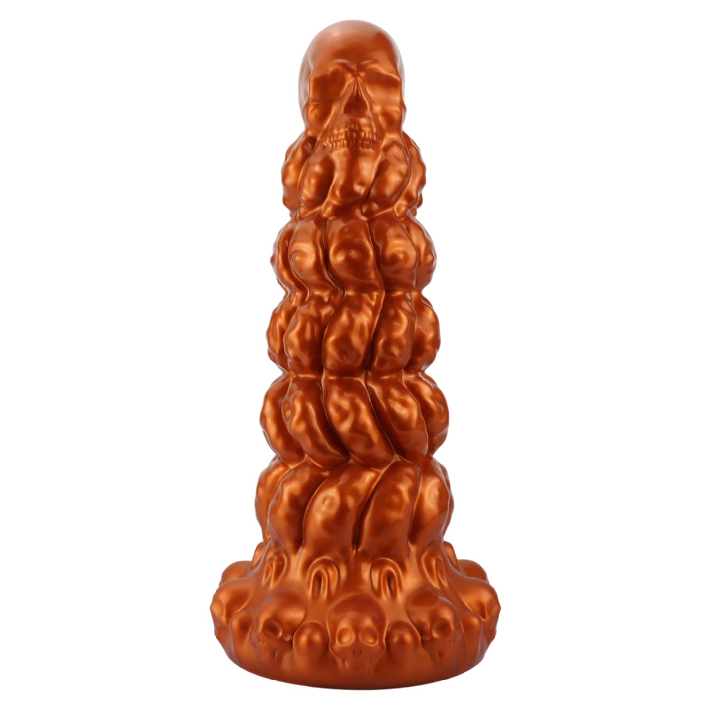 TaRiss's スカルアナルプラグ ネジ山形 凹凸あり 台座あり シリコン - TaRiss's