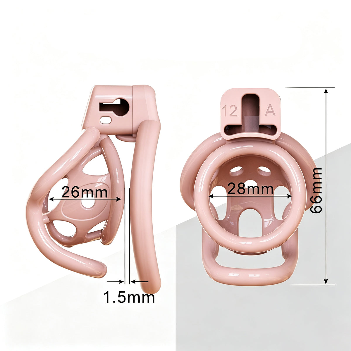 MinYn 貞操具 シリコン突起 貞操帯 樹脂製品 鍵付き 男性用 SM MinYn
