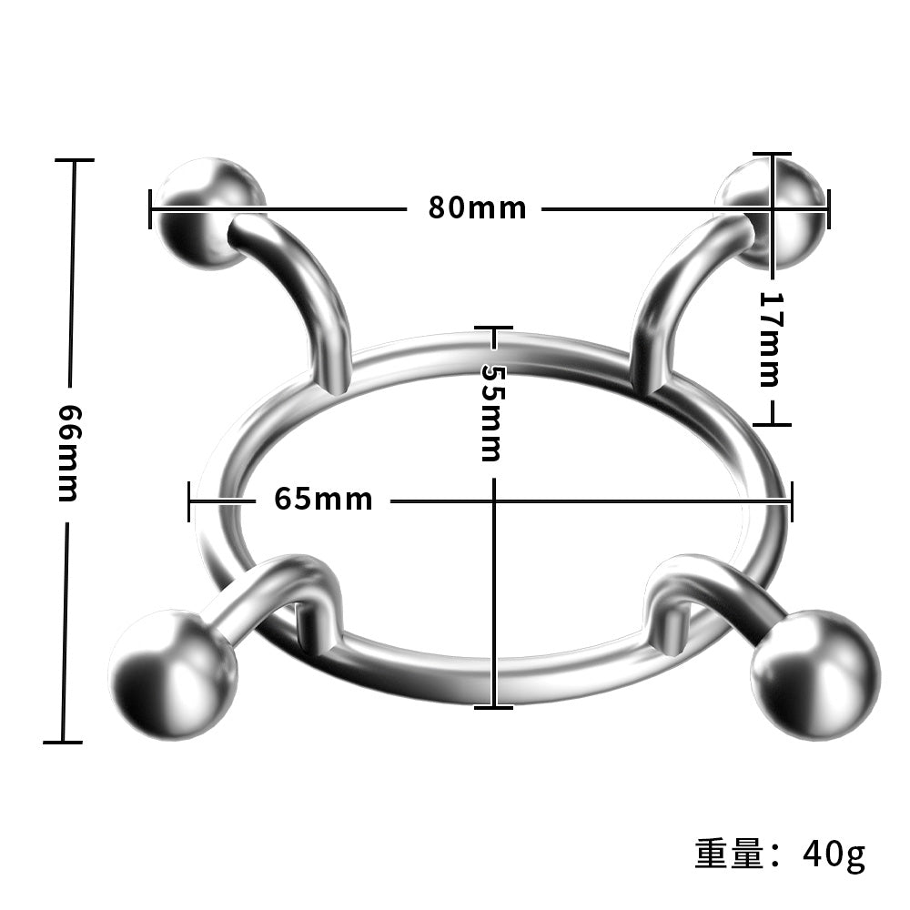 MAPARON SM口枷 ステンレス 拘束具 コスプレ三つのサイズ MAPARON