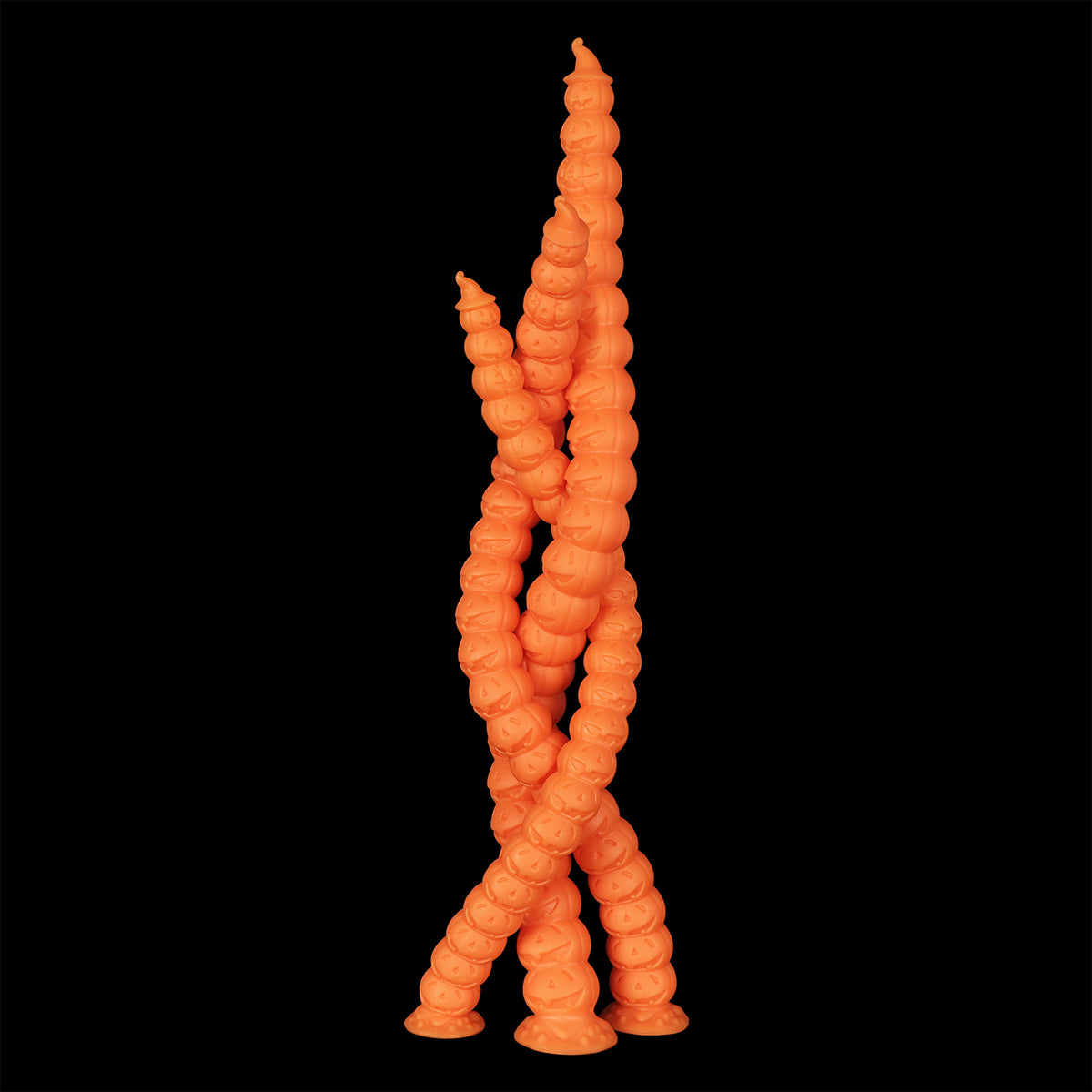 TaRiss's 超長いパンプキン アナルビーズ かぼちゃ形 吸盤仕様 液体シリコン TaRiss's