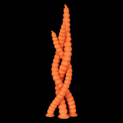 TaRiss's 超長いパンプキン アナルビーズ かぼちゃ形 吸盤仕様 液体シリコン TaRiss's