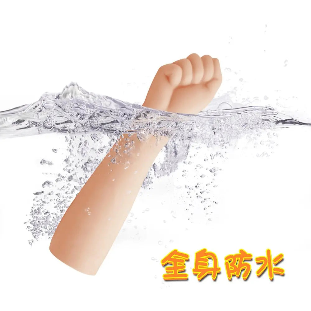 TaRiss's 拳 アナルプラグ 拳から肘まで 台座なし TPR 肌色 88mmx360mm - TaRiss's