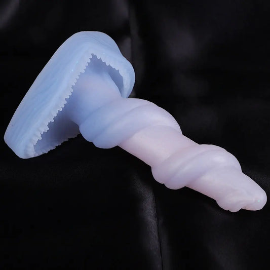 TaRiss's エイリアンの舌 アナルプラグ 特別な台座 凹凸あり 吸盤付き シリコン 4.5cmx21cm - TaRiss's