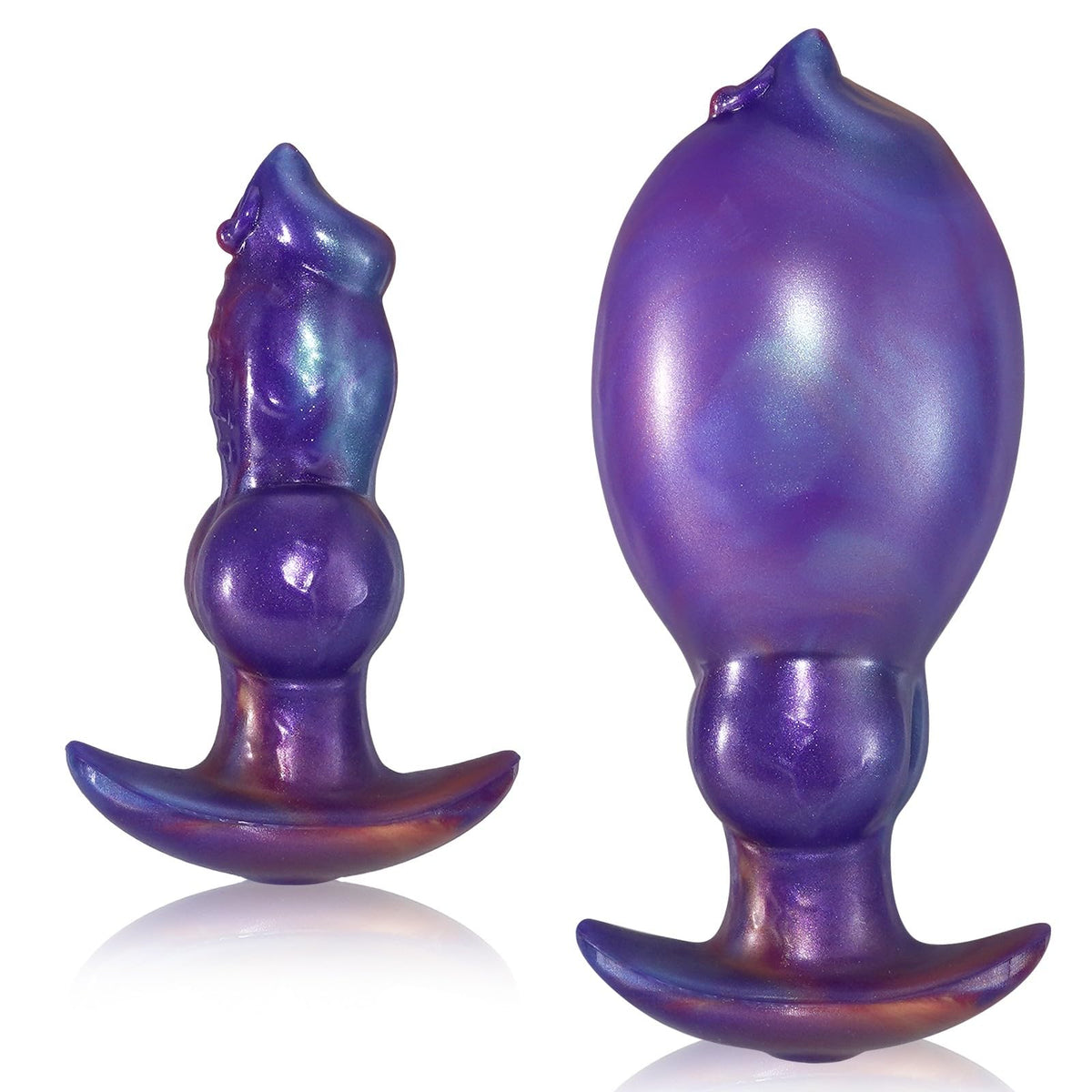 MAPARON アナルプラグ インフレート式 アナル拡張 空気注入式 分割式 アンカー台座 液体シリコン MAPARON
