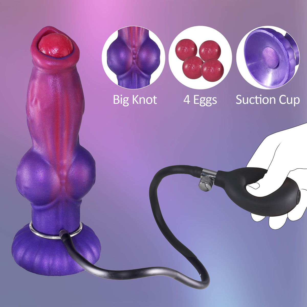 MAPARON サンラン器 アナル玉4点 インフレート式 アナルプラグ MAPARON