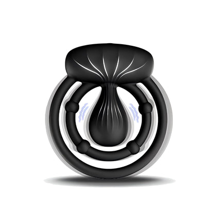 MAPARON 電動式ペニスリング ダブルリング 10段階振動モード - TaRiss's