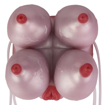 MAPARON 牛ママ オナホ 凹凸あり 液体シリコン 模擬噴水付き - TaRiss's