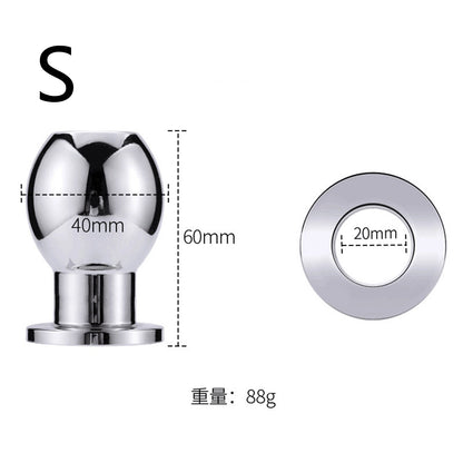 MAPARON アナルプラグ 貫通式 アナル拡張 アナル開発 浣腸用可 ステンレス製 - TaRiss's