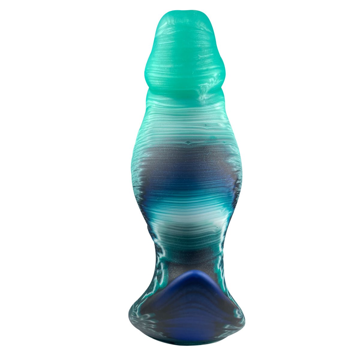 MAPARON アナルプラグ アンカー形台座 液体シリコン 混色仕様 三つのサイズ - TaRiss's