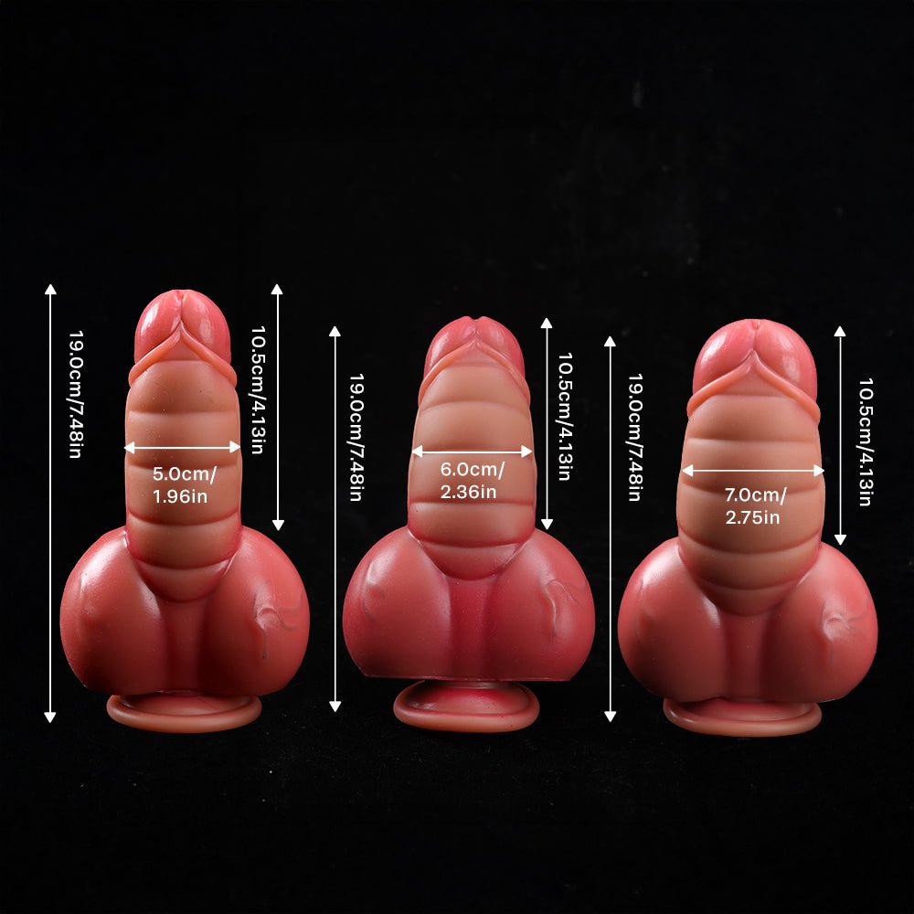 MAPARON カエル ディルド アナルプラグ 吸盤仕様 液体シリコン 全2色 全3サイズ - TaRiss's