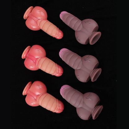 MAPARON カエル ディルド アナルプラグ 吸盤仕様 液体シリコン 全2色 全3サイズ - TaRiss's