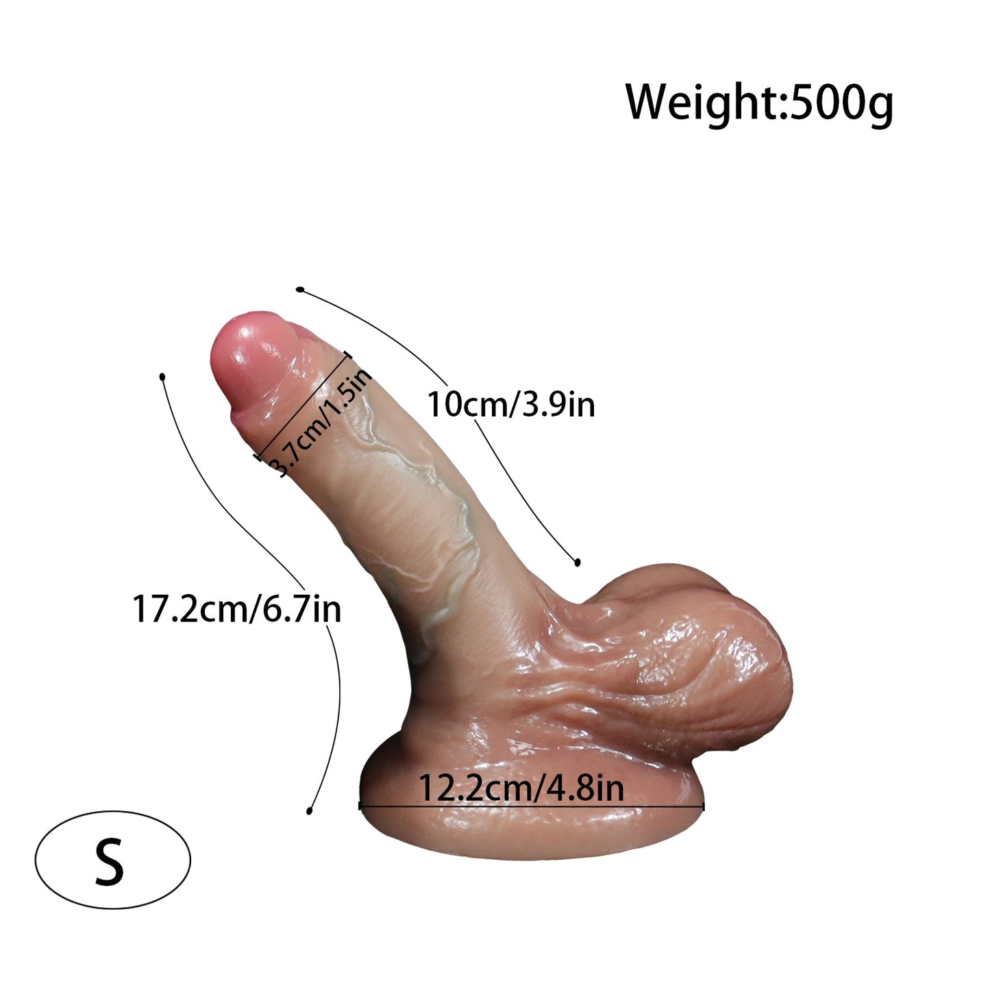 MAPARON ディルド 吸盤付き 凹凸あり 2層構造 液体シリコン - TaRiss's