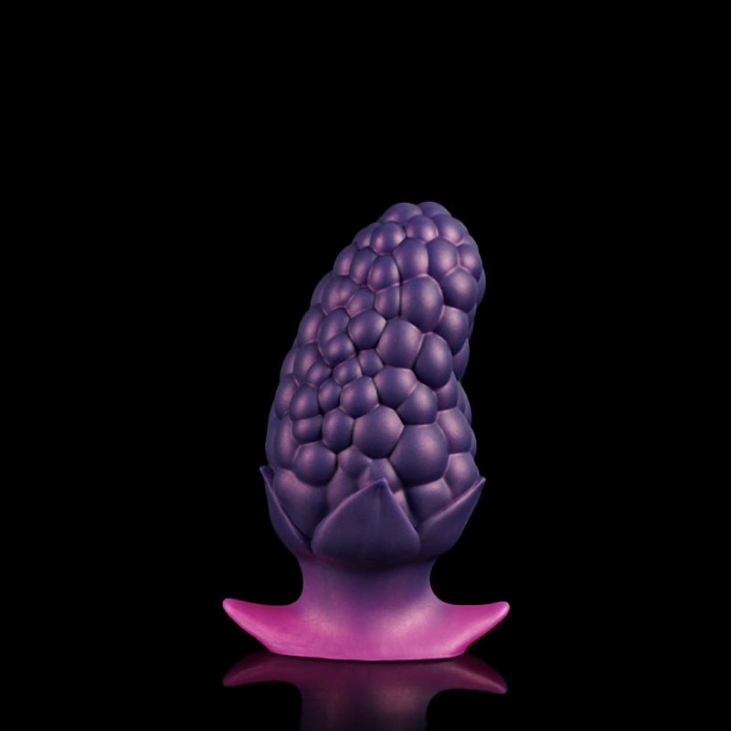 MAPARON 桑の実 アナルプラグ 凹凸あり アンカー形台座 液体シリコン 二つのサイズ 三つの色 - TaRiss's