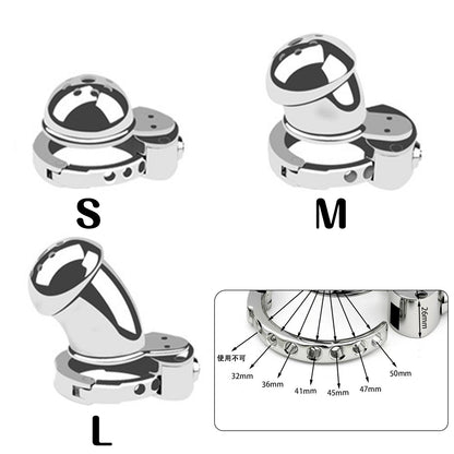 MAPARON 貞操帯 貞操具 ステンレス製 調節可能 鍵付き 男性用 - TaRiss's