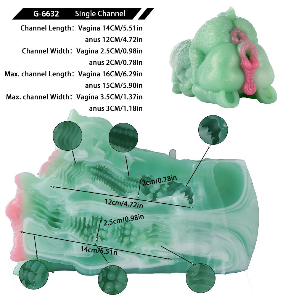 MAPARON オナホール ダブルホール オナホ 凹凸あり 非貫通 多種用途 液体シリコン - TaRiss's