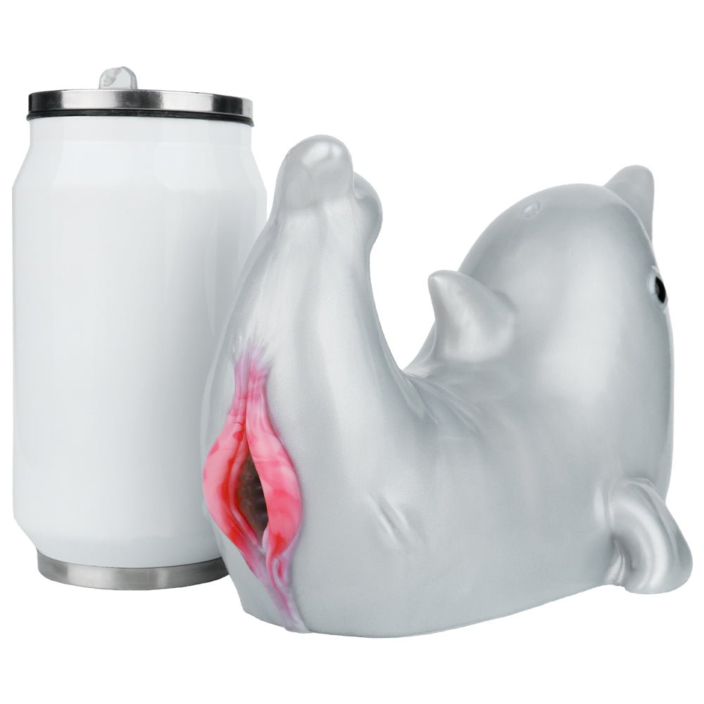 MAPARON イルカ オナホ オナホール ダブルホール 繰り返し使用 オナホ 肉厚ホール 高弾力 非貫通 超強刺激 液体シリコン - TaRiss's