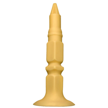 MAPARON エンピツ アナルプラグ 凹凸あり 液体シリコン 吸盤付き 三つのサイズ - TaRiss's