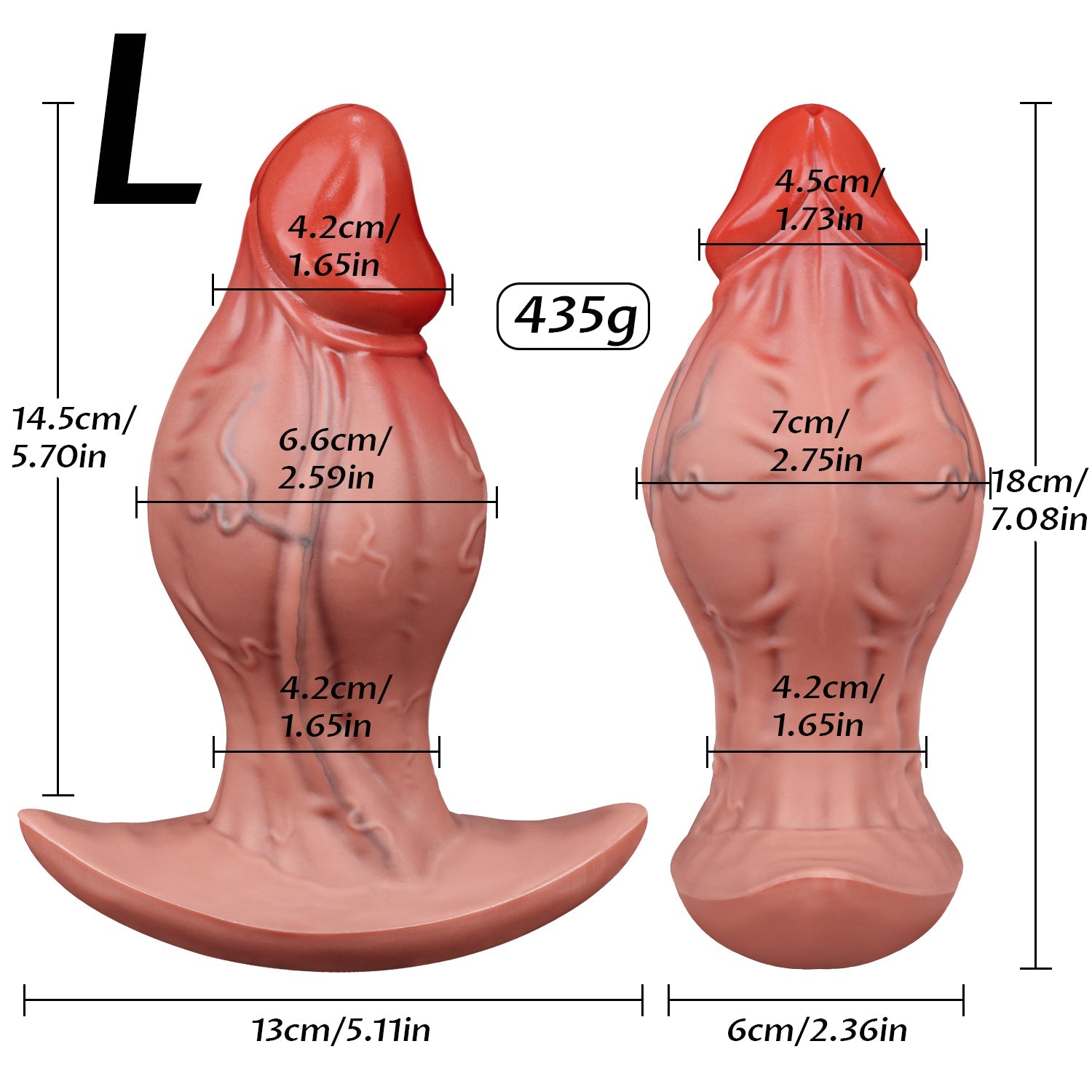 MAPARON ロス ディルド アンカー形台座 凹凸あり 液体シリコン - TaRiss's