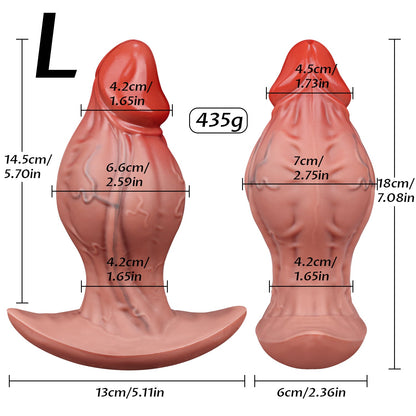 MAPARON ロス ディルド アンカー形台座 凹凸あり 液体シリコン - TaRiss's
