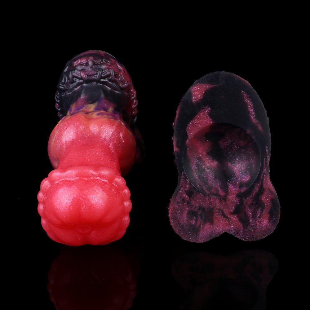 MAPARON コルストン アナルプラグ アナル開発 凹凸あり 吸盤仕様 液体シリコン 5.7x13.8cm - TaRiss's