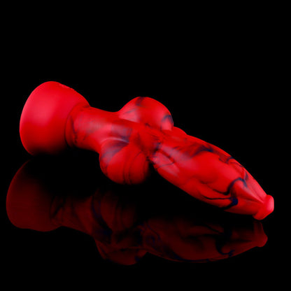 MAPARON アナルプラグ 瓢箪の形 吸盤付き 液体シリコン 混色仕様 - TaRiss's