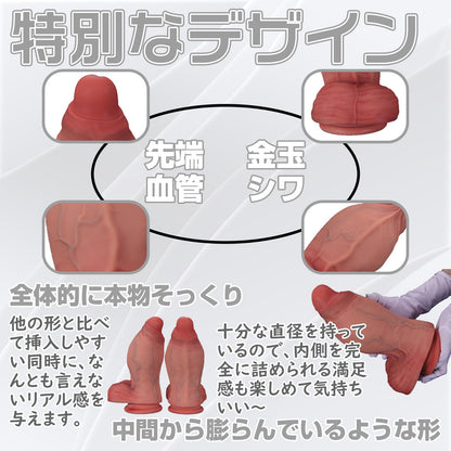 MAPARON ダビデ ディルド アナルプラグ アナル開発 凹凸あり 吸盤付き 液体シリコン - TaRiss's