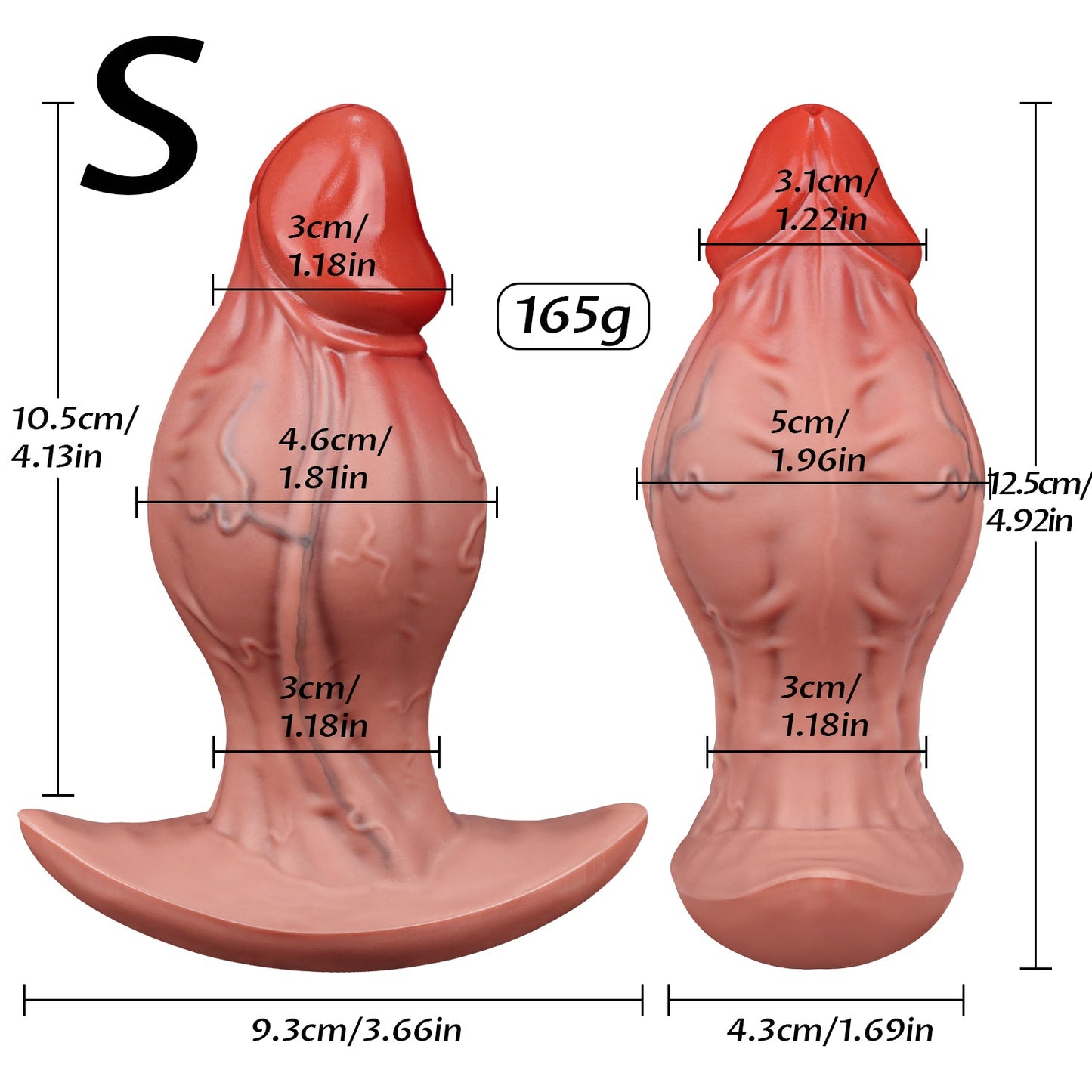 MAPARON ロス ディルド アンカー形台座 凹凸あり 液体シリコン - TaRiss's