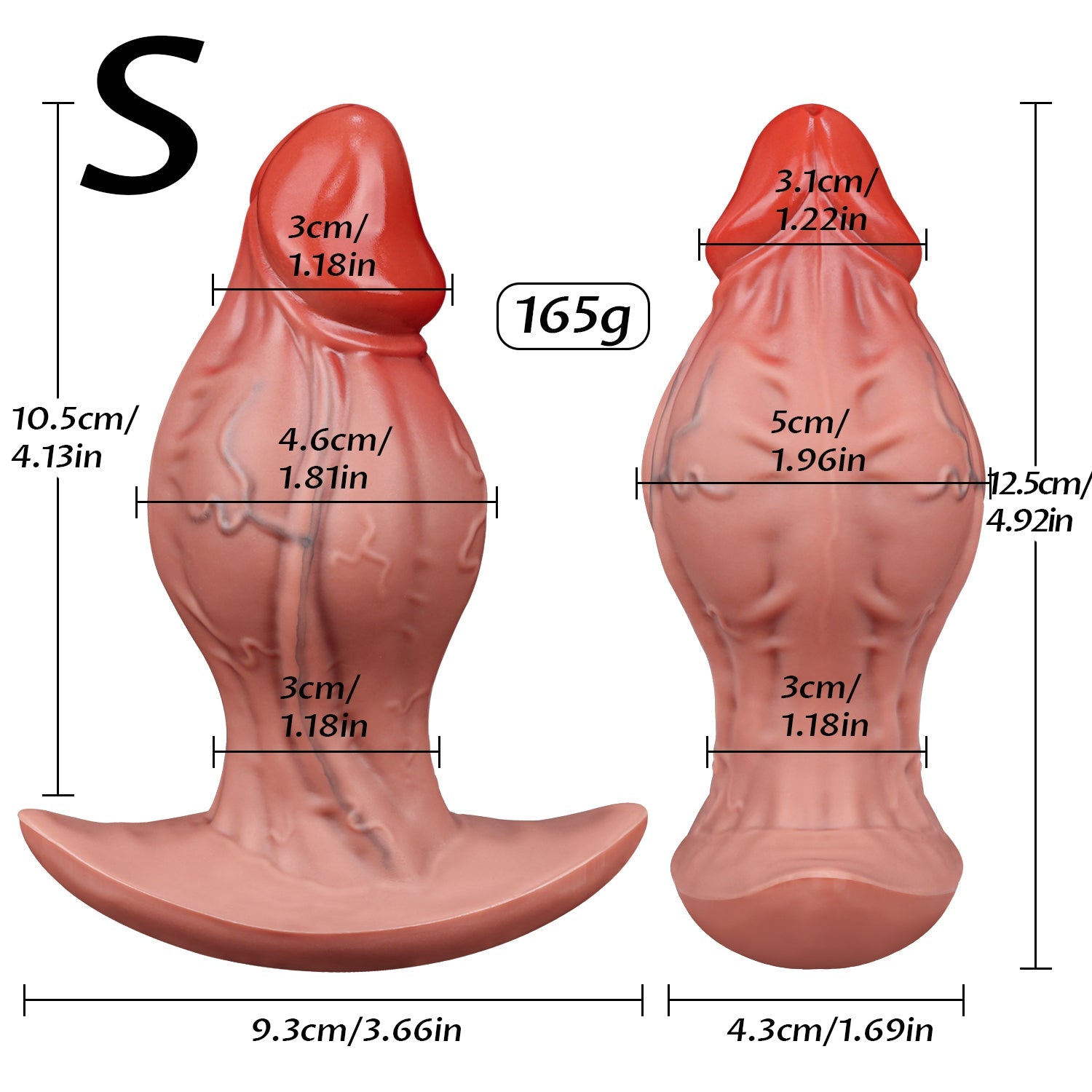MAPARON ロス ディルド アンカー形台座 凹凸あり 液体シリコン - TaRiss's