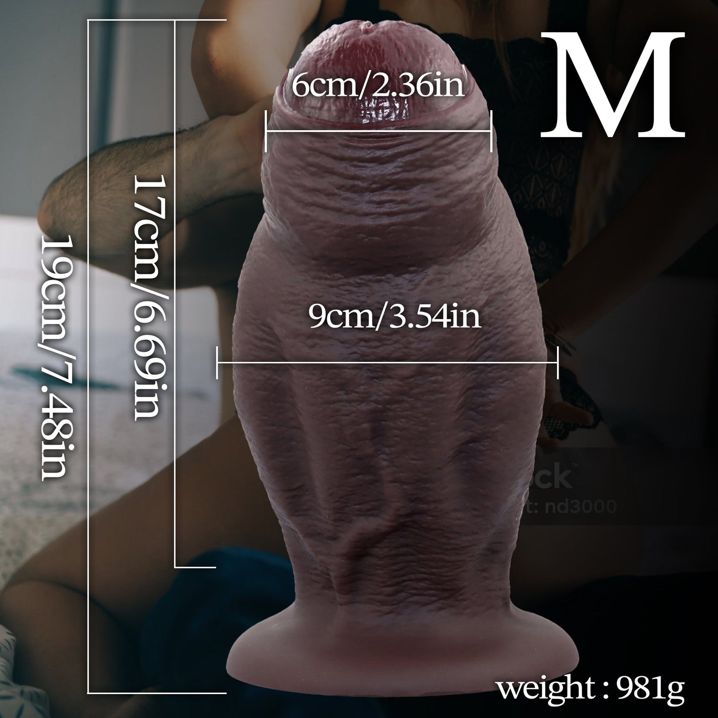 MAPARON マンボ ディルド 玉無し 全四サイズ 吸盤付き 液体シリコン - TaRiss's