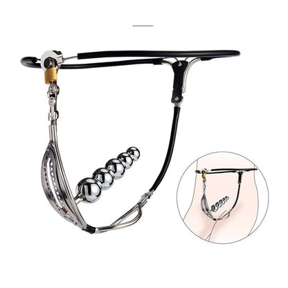 MAPARON 貞操具 ステンレス製 女性用 ベルト付き - TaRiss's