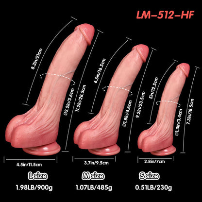 MAPARON ディルド 吸盤付き 液体シリコン 三つのサイズ - TaRiss's