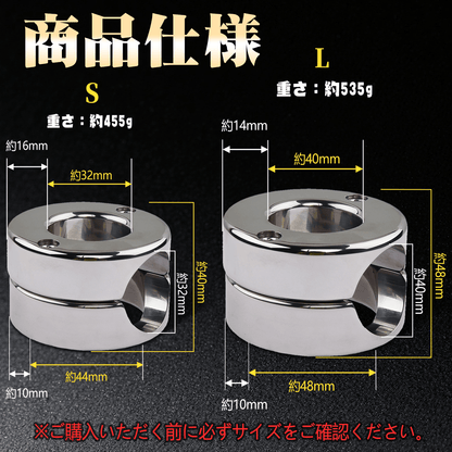 MAPARON ペニスリング コックリング 男性用 ステンレス グランスリング - TaRiss's