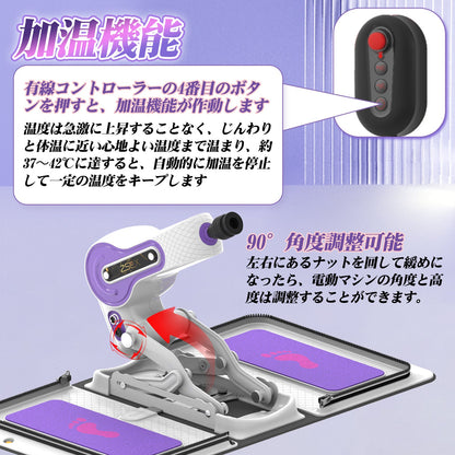MAPARON Handbag Power 二代目 4点セット電動ピストン機 電動マシーン 装着簡単 バッグ仕様 加温可能 パープル - TaRiss's