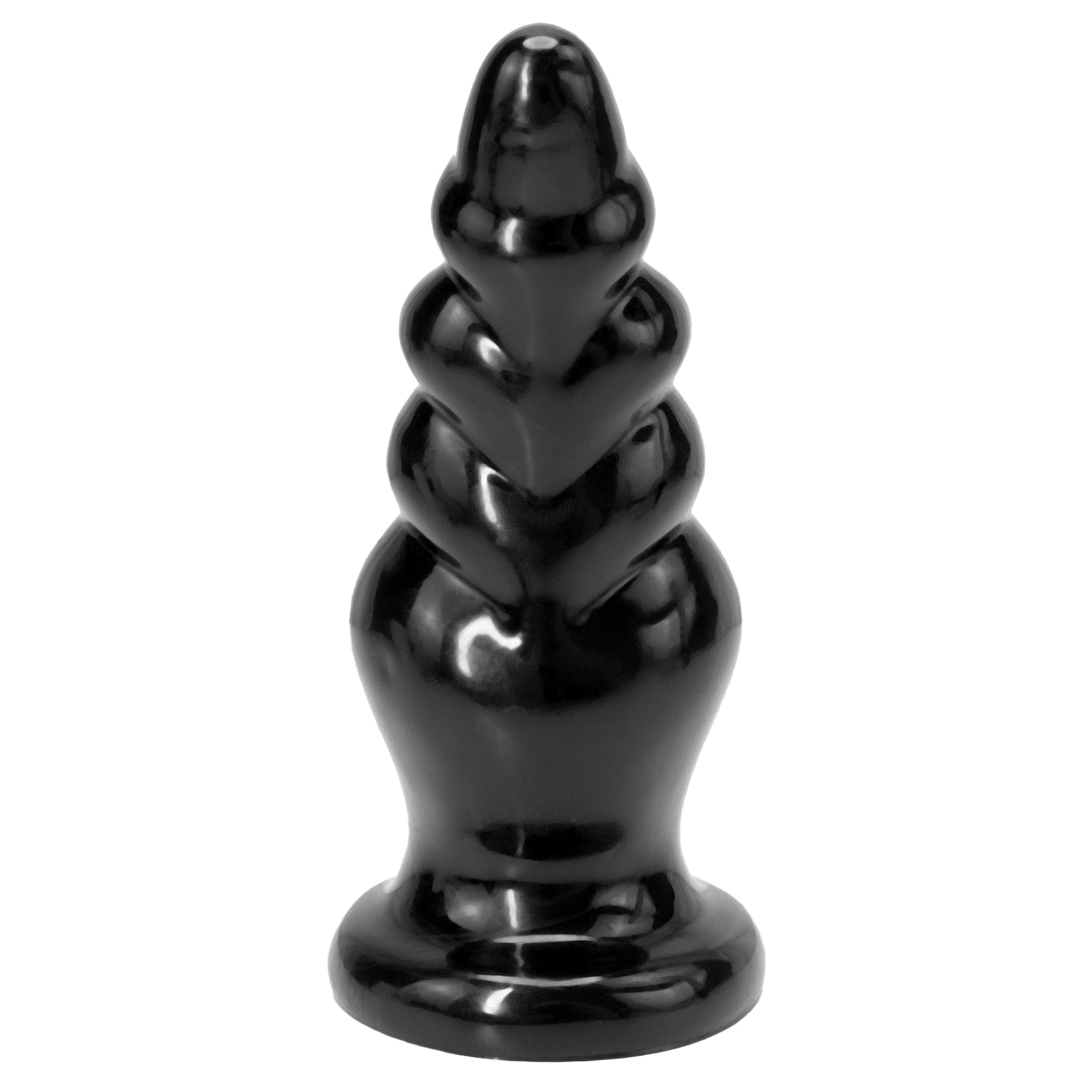 MAPARON アナルプラグ 凹凸あり 吸盤付き PVC ブラック 三つのサイズ - TaRiss's