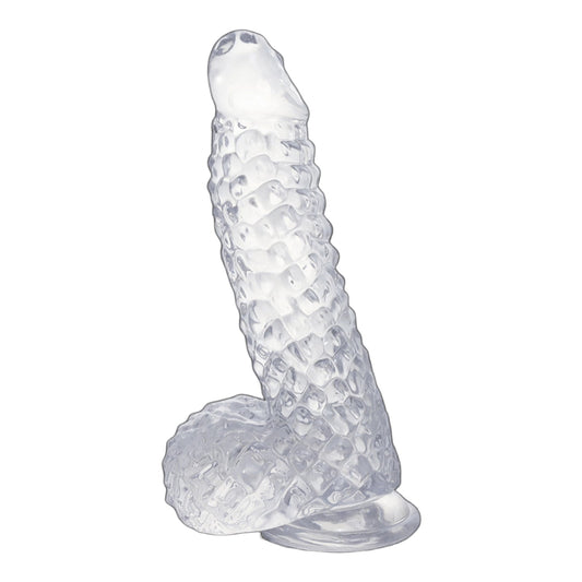 MAPARON 透明ディルド 吸盤仕様 PVC 4.7x21.5cm - TaRiss's