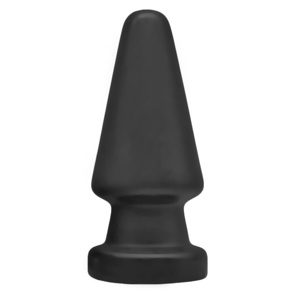 MAPARON 錐形 アナルプラグ 台座あり PVC 7cmx17.5cm - TaRiss's