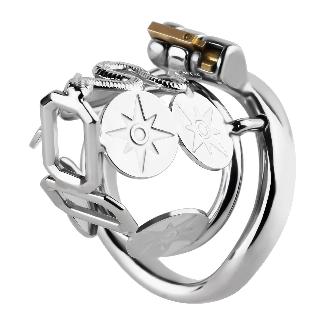 MAPARON コイン 貞操具 貞操帯 ステンレス製 鍵付き 男性用 SM - TaRiss's