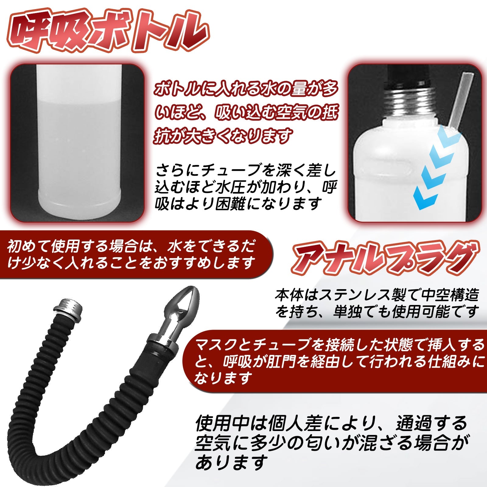 MAPARON ガスマスク 呼吸マスク 呼吸遊び コポコポ SM フェティッシュ - TaRiss's