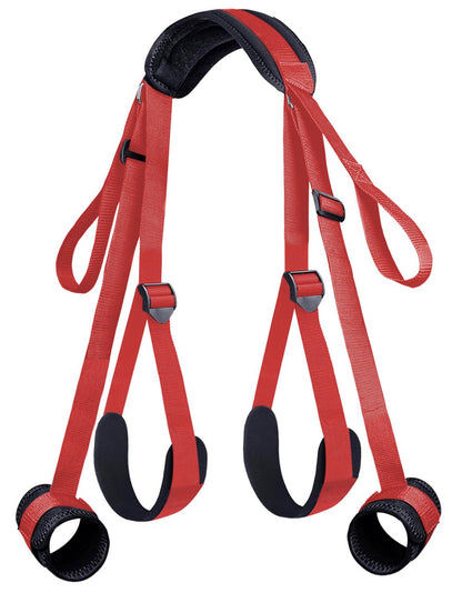 MAPARON SMグッズ M字開脚 開脚拘束具 足枷 調整可能 二つの色 - TaRiss's