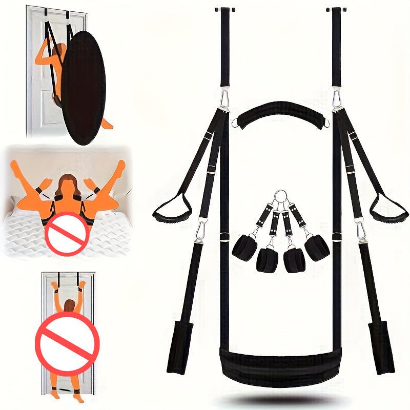 MAPARON SMブランコ 多機能 拘束具 調節可能 手錠 足枷 PU - TaRiss's