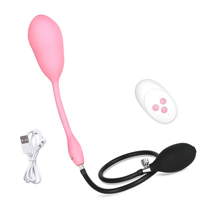 MinYn インフレート式 バイブ 空気注入式 手動 10段階振動モード 女性向け - TaRiss's