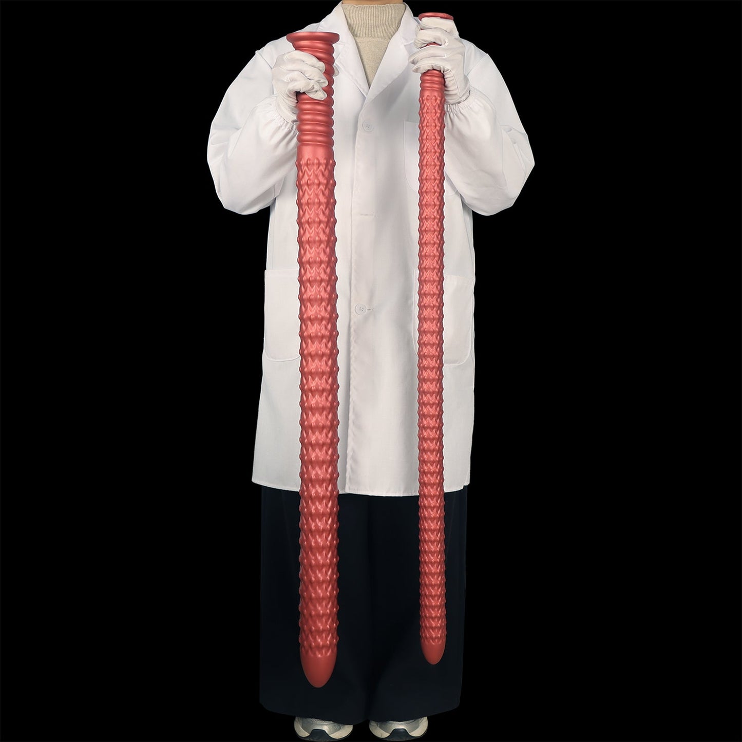 MinYn アナルプラグ 超長い 全長100cm 吸盤付き 液体シリコン 二つのサイズ - TaRiss's