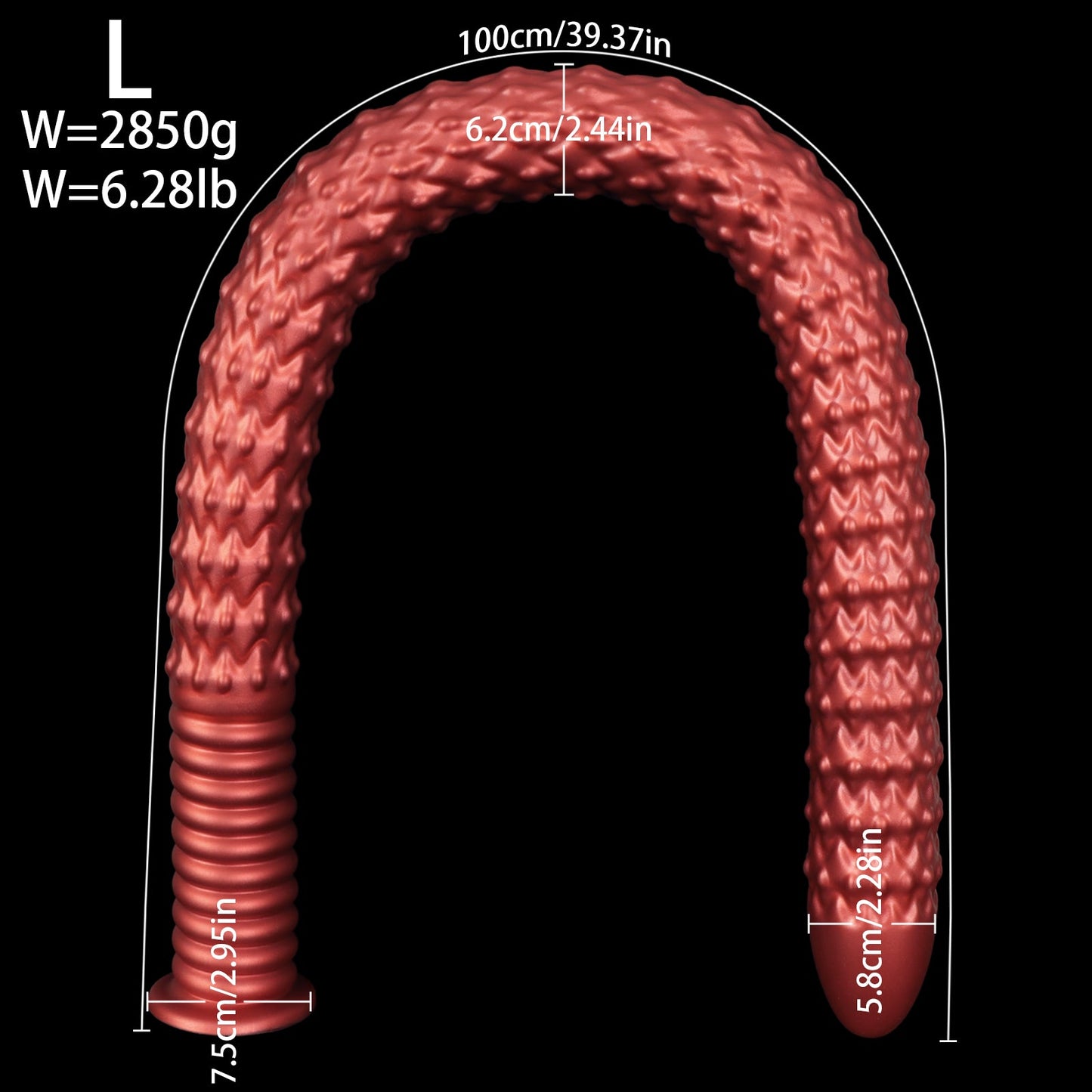 MinYn アナルプラグ 超長い 全長100cm 吸盤付き 液体シリコン 二つのサイズ - TaRiss's